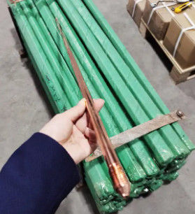 소매 저렴한 가격 10mm 20mm DIA 전기 구리 결합 된 지상 전극 구리 지구 막대